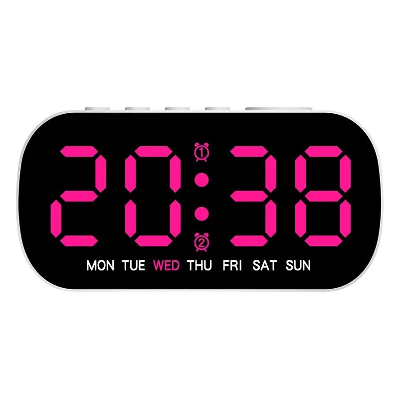 Thermabuild | LED Digital Alarm Clock with Dual Alarm & Temperature Display