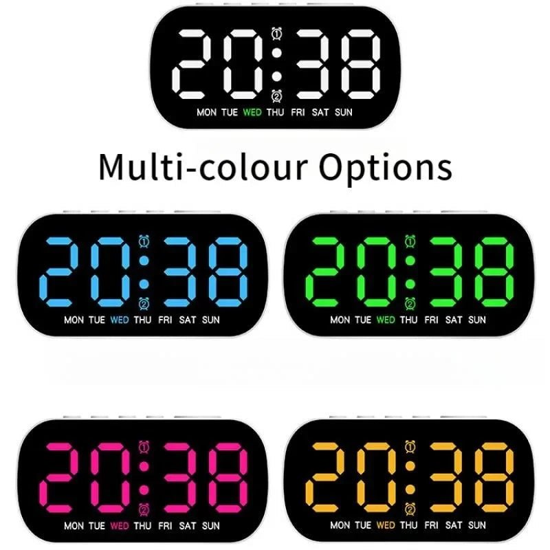 Thermabuild | LED Digital Alarm Clock with Dual Alarm & Temperature Display