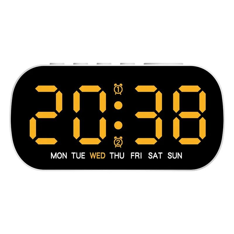 Thermabuild | LED Digital Alarm Clock with Dual Alarm & Temperature Display