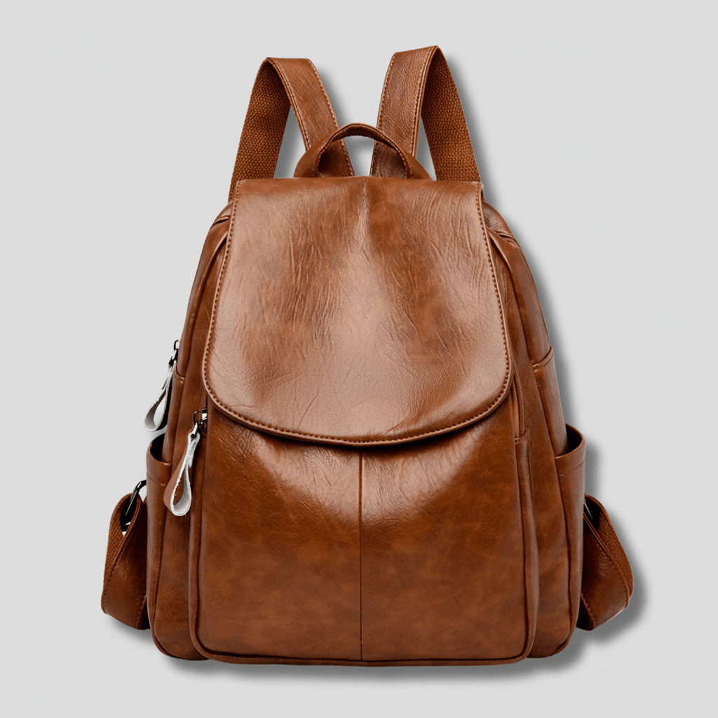 Thermabuild | Elegant Anti-Theft Leather Backpack for Women