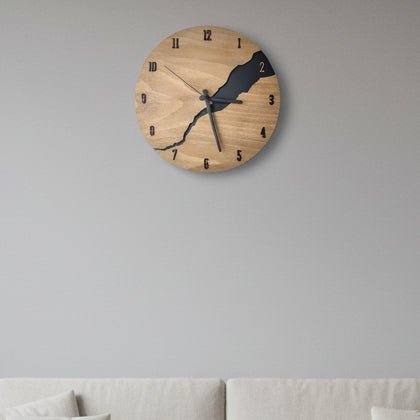 Thermabuild | Elegant Wooden Wall Clock for Timeless Modern Home Styling