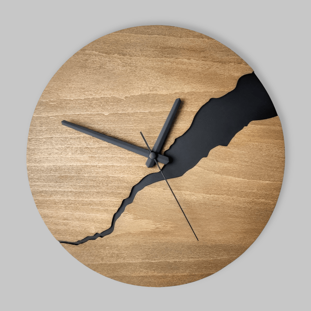 Thermabuild | Elegant Wooden Wall Clock for Timeless Modern Home Styling