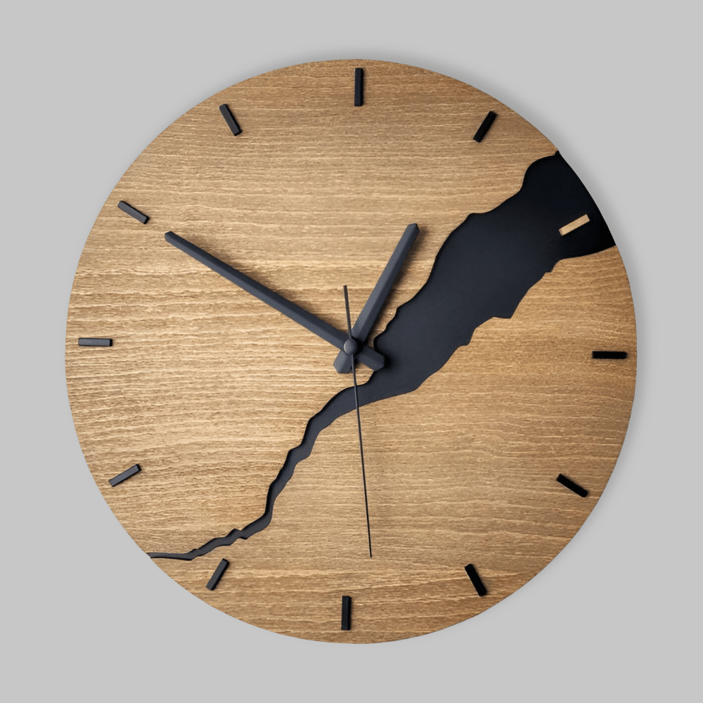 Thermabuild | Elegant Wooden Wall Clock for Timeless Modern Home Styling