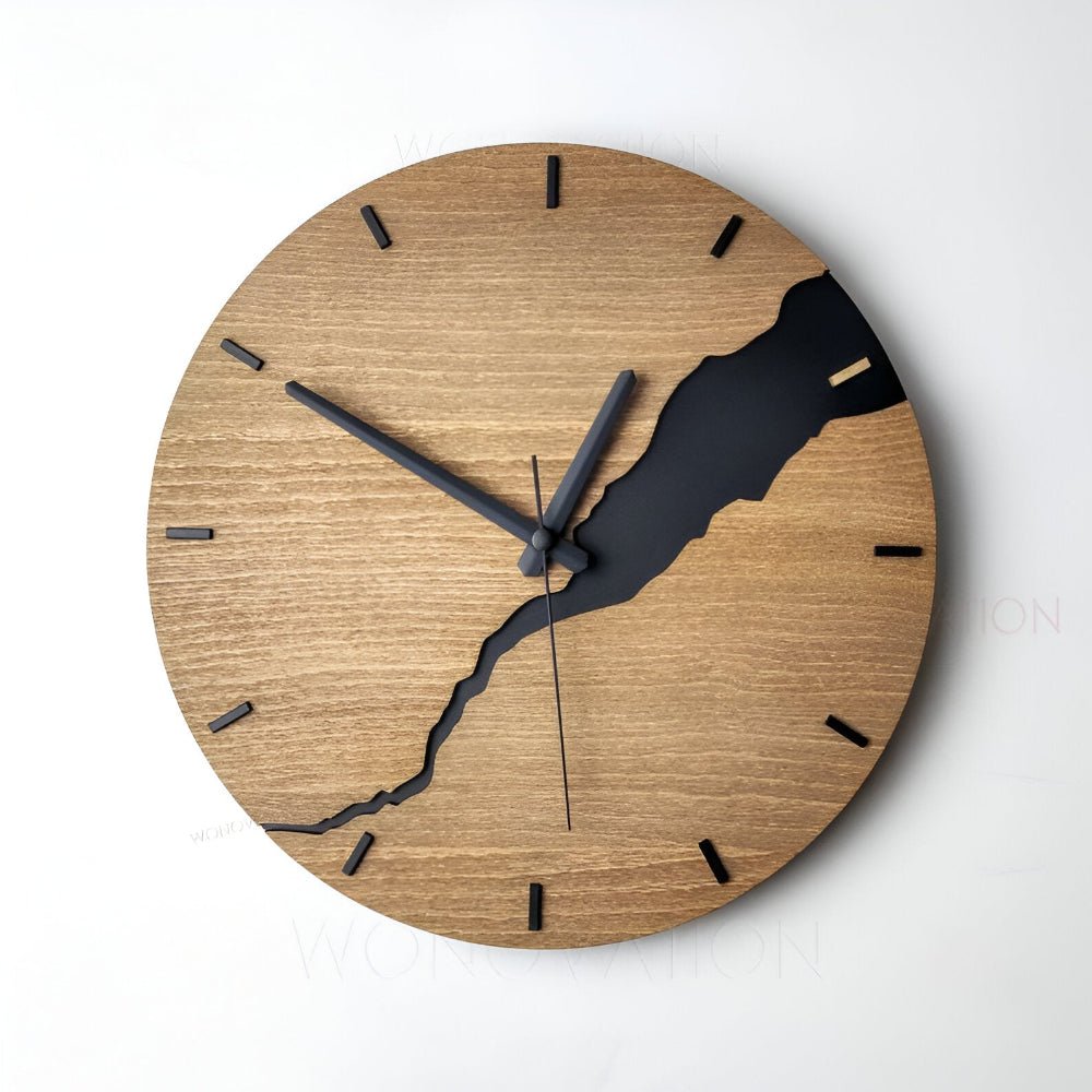 Thermabuild | Elegant Wooden Wall Clock for Timeless Modern Home Styling