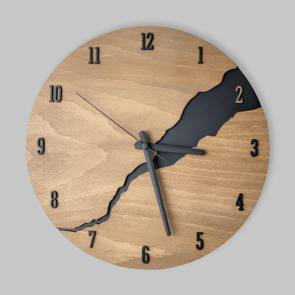 Thermabuild | Elegant Wooden Wall Clock for Timeless Modern Home Styling