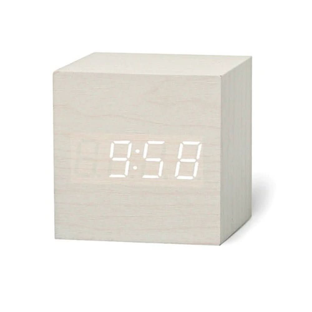 Thermabuild | Minimalist LED Alarm Clock with Time, Date & Temperature Display
