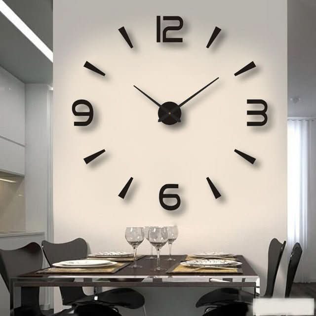 Thermabuild | Silent 3D Acrylic Wall Clock for Modern Interiors