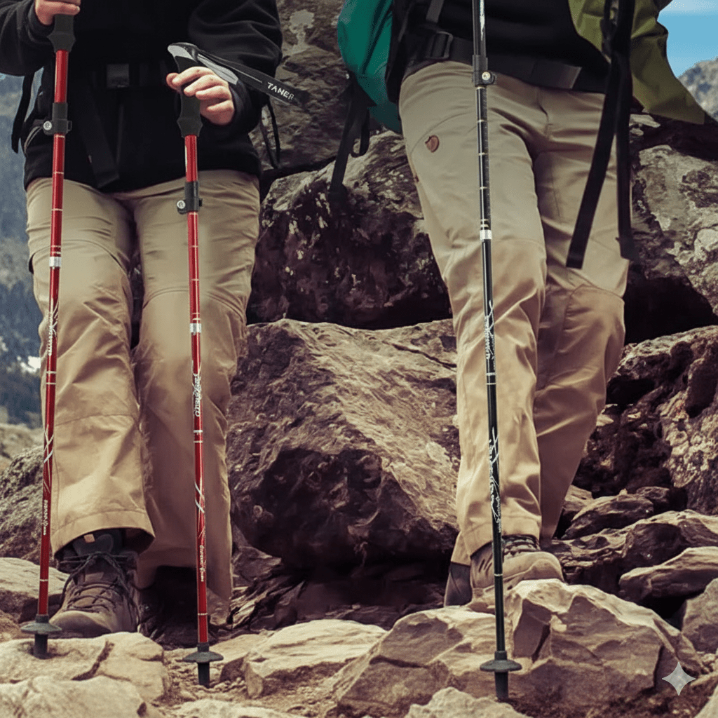 Thermabuild | Ultralight Folding Trekking Poles for Hiking & Camping