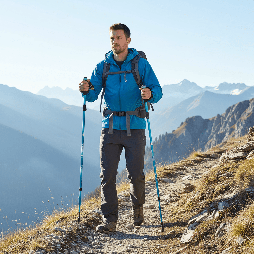 Thermabuild | Ultralight Folding Trekking Poles for Hiking & Camping