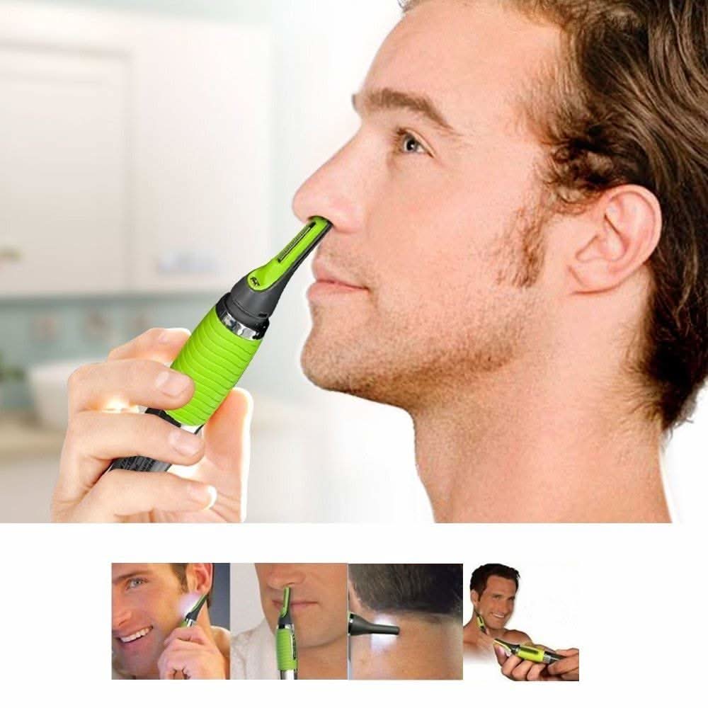 Thermabuild | Precise Nose & Ear Trimmer with LED Light for Gentle Grooming