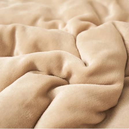 Thermabuild | Ultra Plush Throw Blanket with Soft Faux Fur and Sherpa Fleece Quilted Flannel Bed