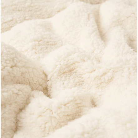 Thermabuild | Ultra Plush Throw Blanket with Soft Faux Fur and Sherpa Fleece Quilted Flannel Bed