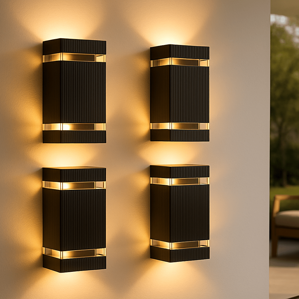 Thermabuild | Modern Up & Down Outdoor Lights, IP65 Waterproof Garden Lamps