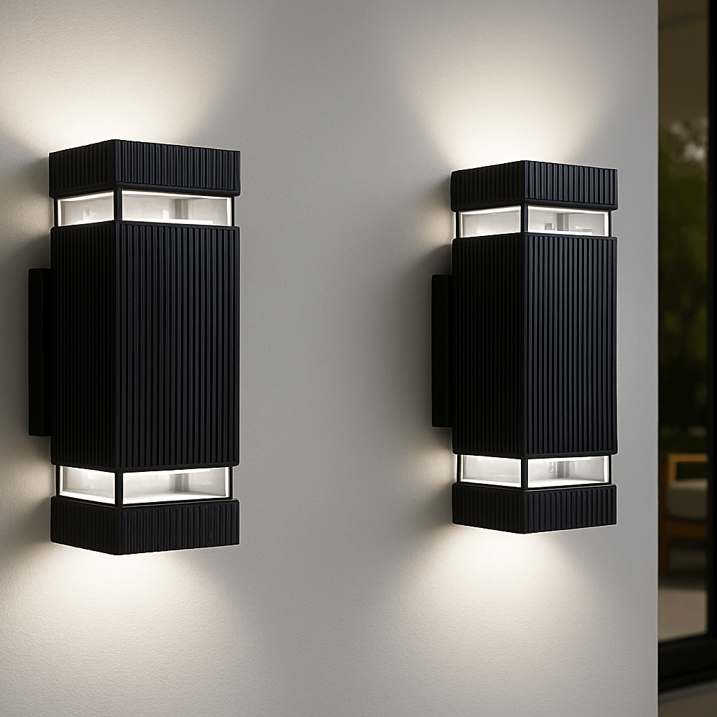 Thermabuild | Modern Up & Down Outdoor Lights, IP65 Waterproof Garden Lamps