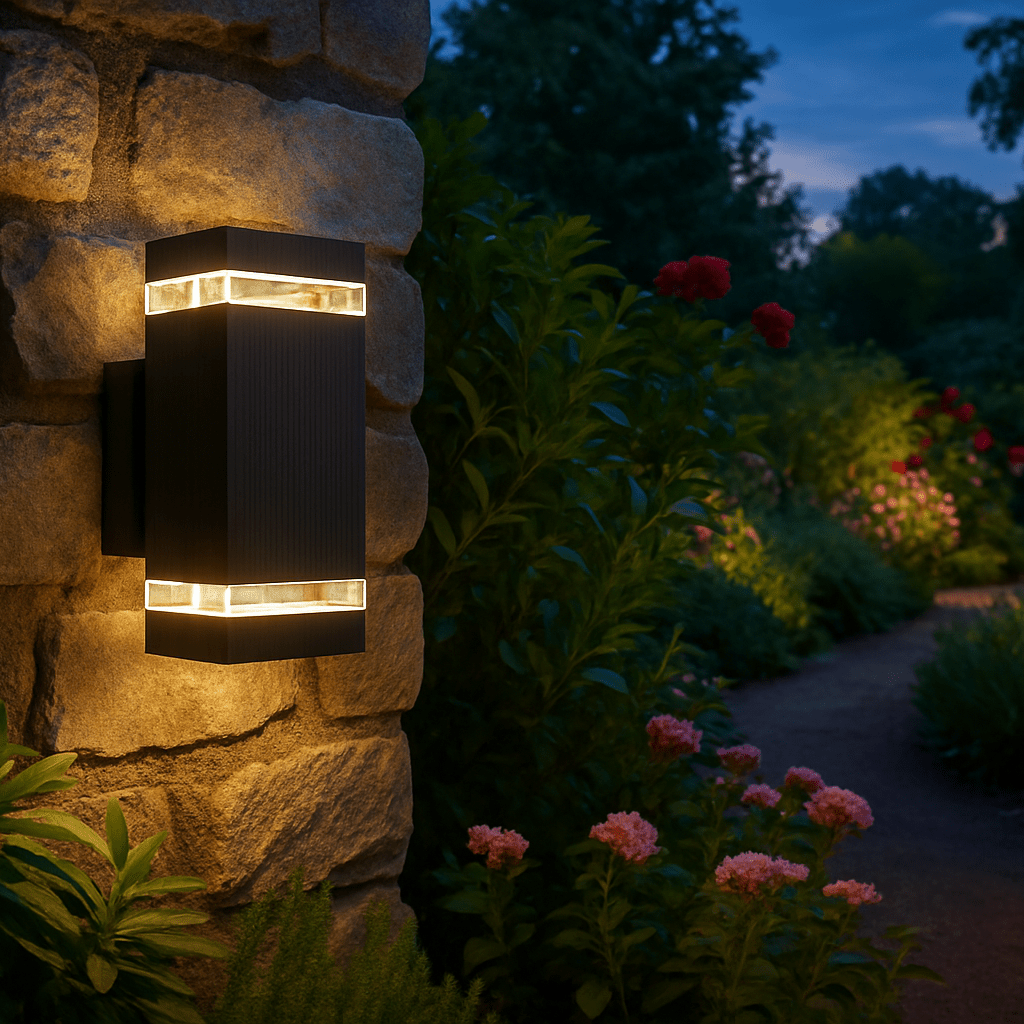 Thermabuild | Modern Up & Down Outdoor Lights, IP65 Waterproof Garden Lamps