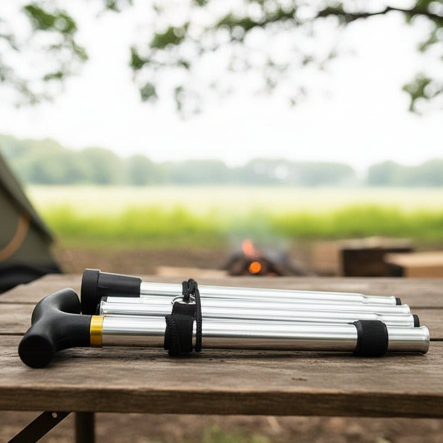 Thermabuild | Telescopic Adjustable Folding Walking Stick for Comfortable Hiking Support