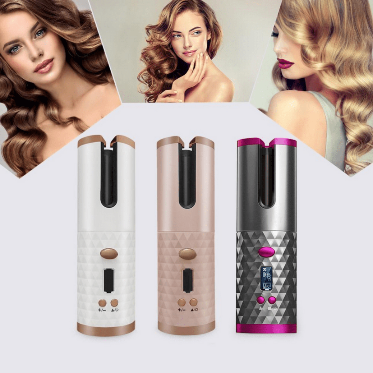 Thermabuild | Wireless Hair Styler – Portable Curling Tool for Long-Lasting Curls