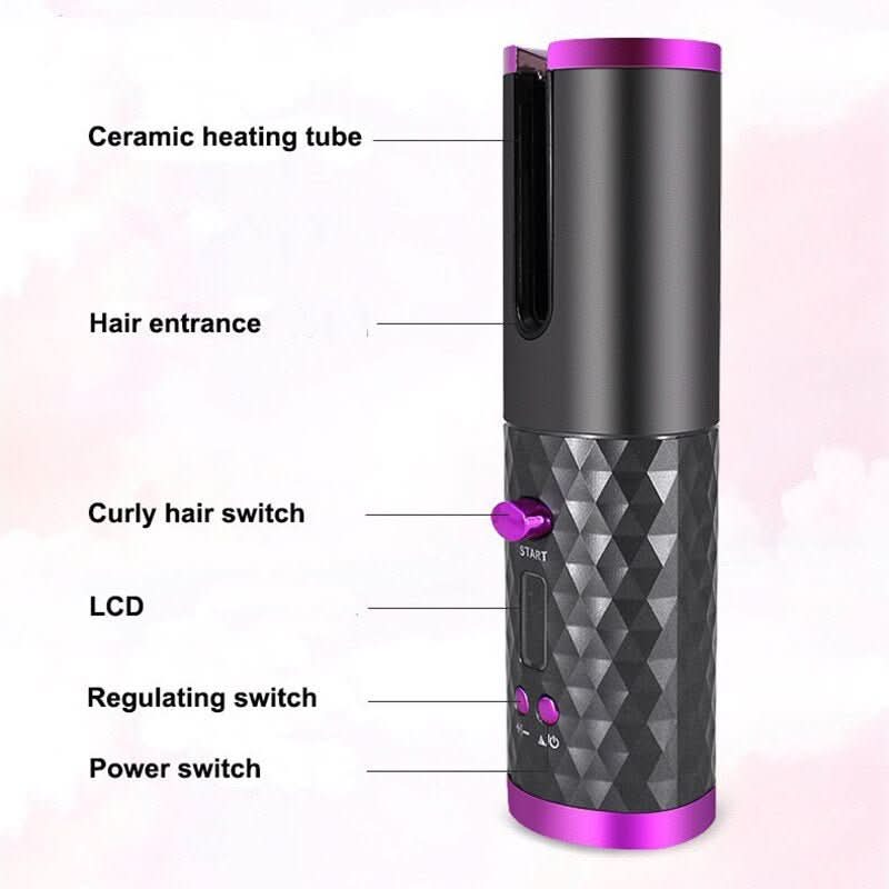 Thermabuild | Wireless Hair Styler – Portable Curling Tool for Long-Lasting Curls