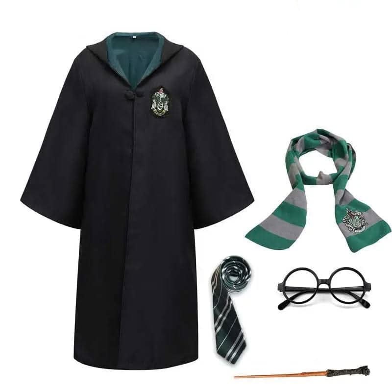 Thermabuild | Wizard Costume Robe Hooded Embroidered Ankle Length