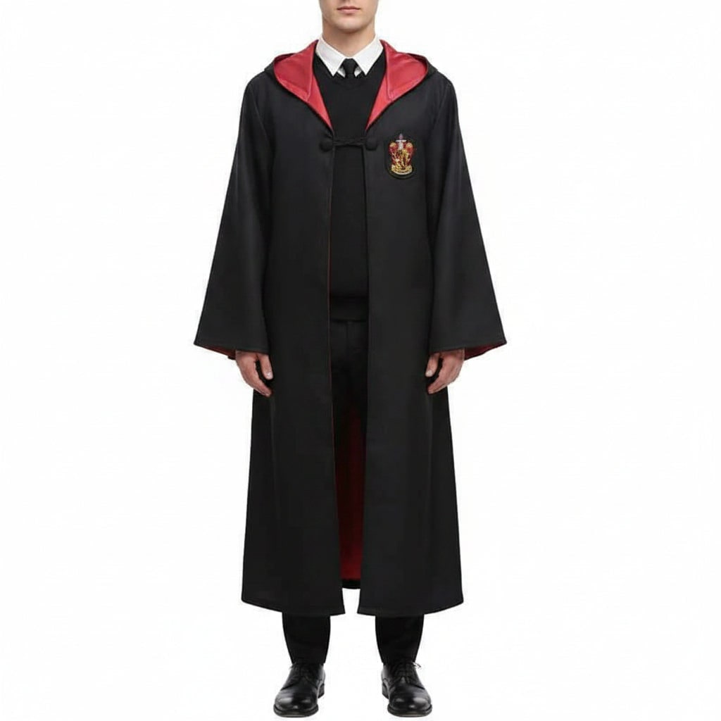 Thermabuild | Wizard Robe Costume with Embroidered Crest and Hood