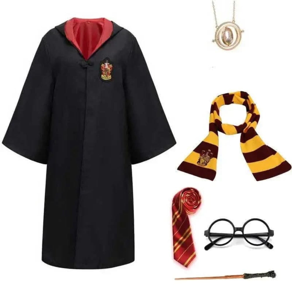 Thermabuild | Wizard Robe Costume with Embroidered Crest and Hood