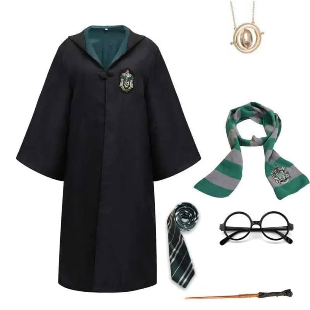 Thermabuild | Wizard Robe Costume with Embroidered Crest and Hood