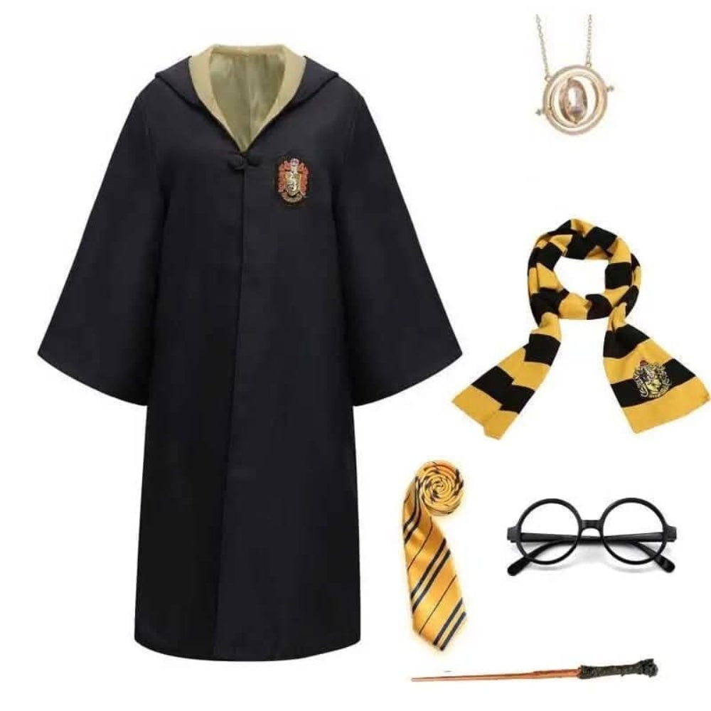 Thermabuild | Wizard Robe Costume with Embroidered Crest and Hood