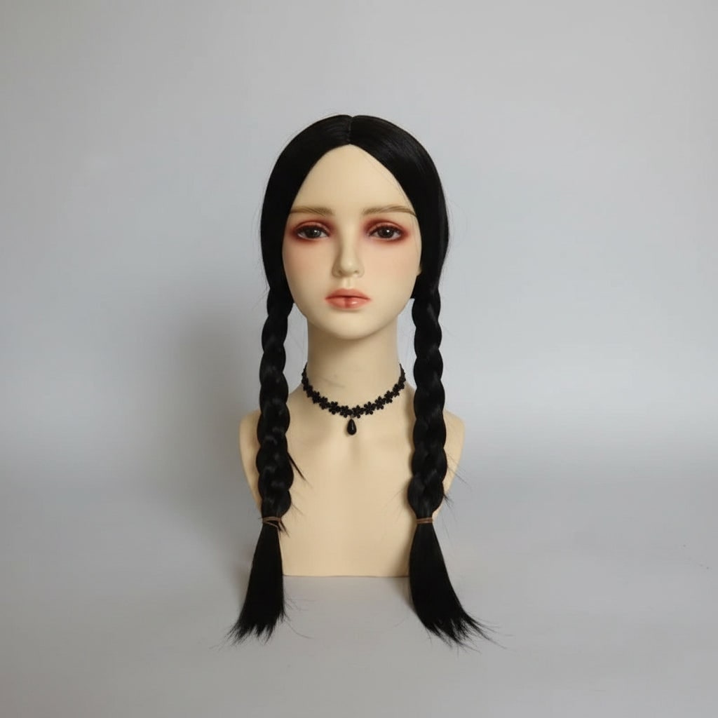 Thermabuild | Women's Halloween Costume gothic schoolgirl with White Collar and Long Sleeves Party Outfit