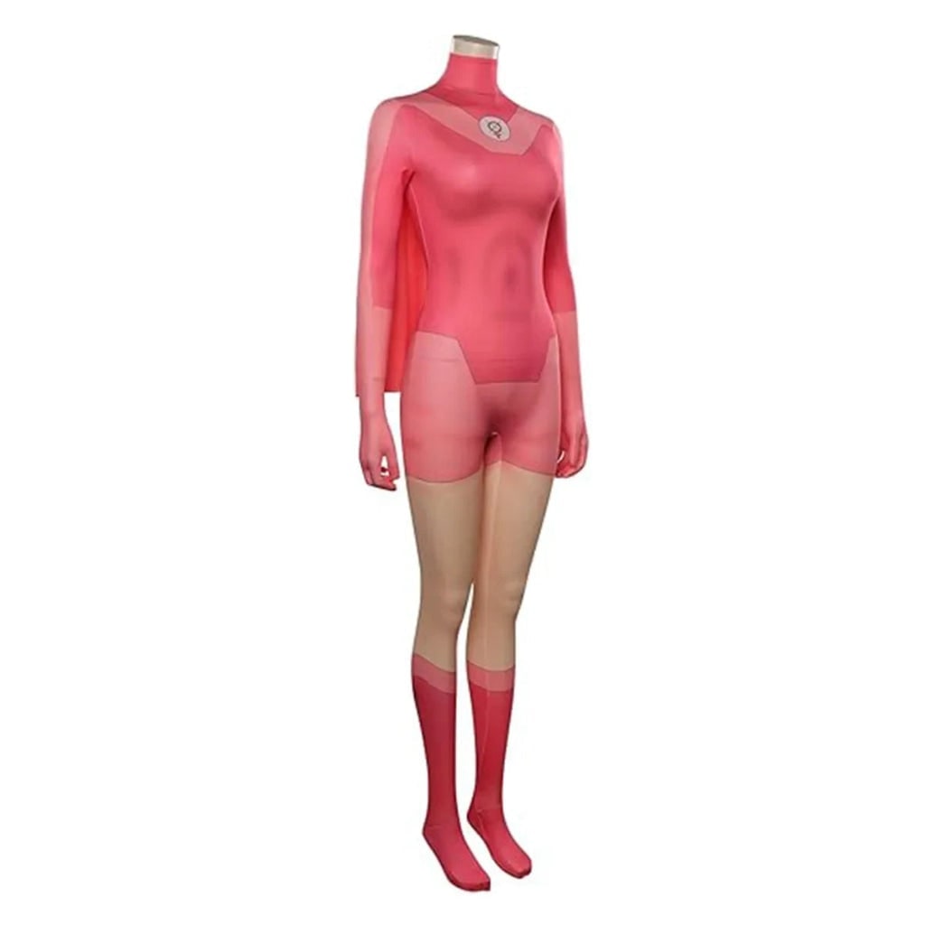 Thermabuild | Women's Halloween Superhero Costume Cosplay Bodysuit with Cape and Gloves for Party