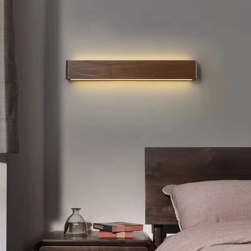 Thermabuild | modern wooden wall lamp with 3 color modes