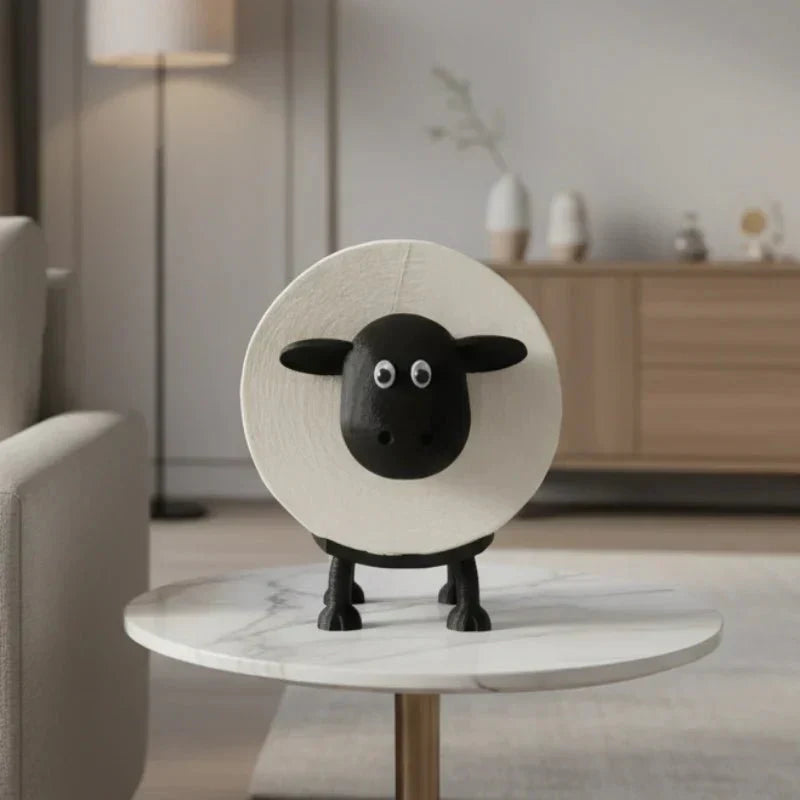 Thermabuild | ADORABLE SHEEP TOILET PAPER HOLDER FOR PLAYFUL BATHROOMS