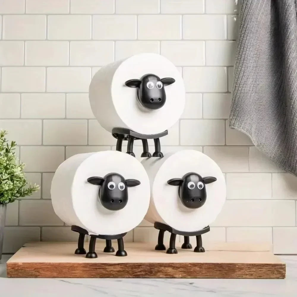 Thermabuild | ADORABLE SHEEP TOILET PAPER HOLDER FOR PLAYFUL BATHROOMS