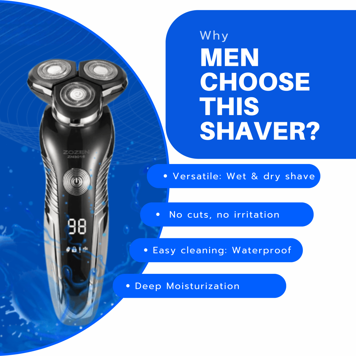 Thermabuild | Rechargeable Razor for a Perfect Shave Experience