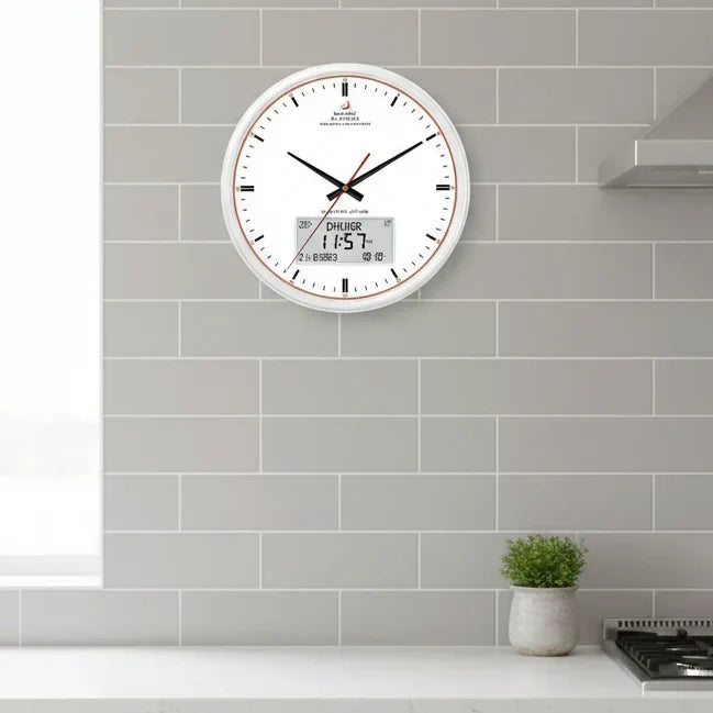 Thermabuild | Time Prayer Clock – Automatic Global Prayer Times with Azan Alarm and Elegant Design