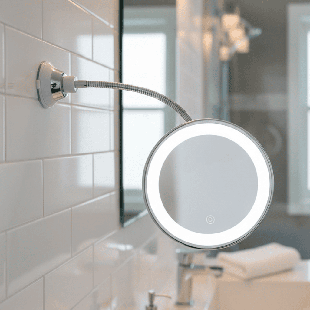 Thermabuild | LED Beauty Mirror with Powerful Lighting & 10x Magnification